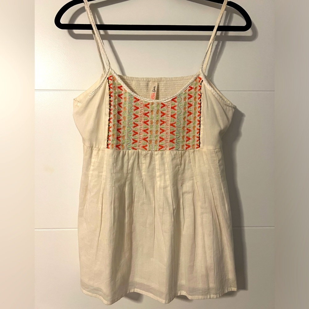 Sibilla Made in India women’s string blouse, white, Large